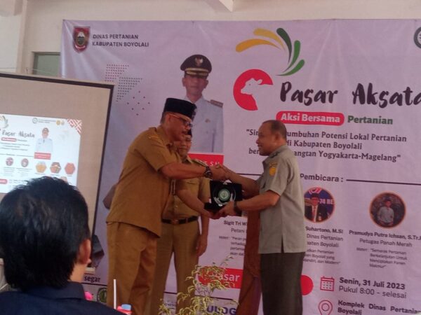 Penarikan Mahasiswa Magang, Polbangtan Kementan Ramaikan Pasar Aksata Boyolali