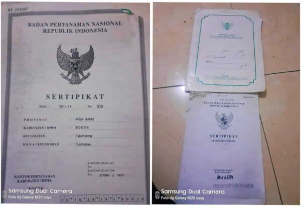 Pengumuman: Berita Kehilangan Sertifikat Hak Milik (SHM) Tanah