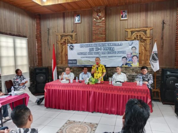 Selenggarakan Diskusi Publik, Ketua DPD Bapera Kabupaten Tangerang Singgung Kader Golkar Karbitan