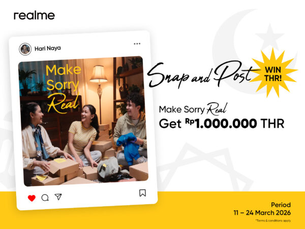 realme Luncurkan Ramadan Campaign 2026 Lewat TVC Emosional “Make Sorry Real”, Soroti Momen Kebersamaan di Bulan Suci