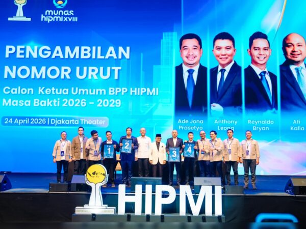 Kian Menguat di Kontestasi Ketum BPP HIPMI 2026–2029, Ade Jona Prasetyo: Nomor 2 Simbol Keharmonisan