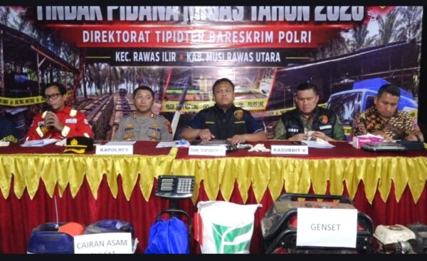 Dirtipidter Bareskrim Polri Ungkap Praktik Minyak Olahan Ilegal Pasokan Kontraktor Tambang di Sumsel